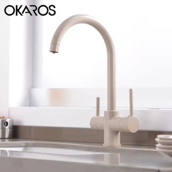OKAROS Purification Kitchen Faucet Water Brass Purifier Filter Sink Faucet Dual Sprayer Drinking Water Mixer Tap C027
OKAROS Purification Kitchen Faucet Water Brass Purifier Filter Sink Faucet Dual Sprayer Drinking Water Mixer Tap C027