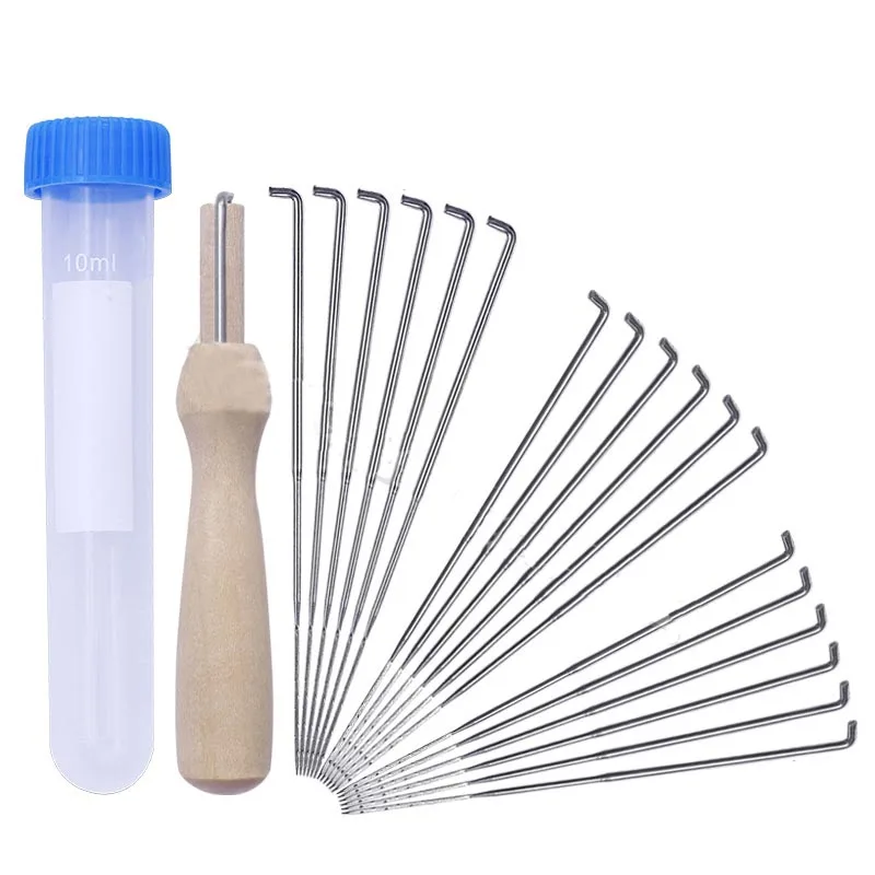 18Pcs/set 3 Sizes Felting Needles Artesanato Wool Felt Pocked Needles Set DIY Craft Felt Tools with Wood Handle with Bottle
18Pcs/set 3 Sizes Felting Needles Artesanato Wool Felt Pocked Needles Set DIY Craft Felt Tools with Wood Handle with Bottle
