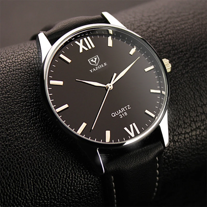 2019 Yazole Mens Watch Luxury Business Watch Roman Black Sport Male Clock Leather Watch Men Quartz Watches Relogio Masculino
2019 Yazole Mens Watch Luxury Business Watch Roman Black Sport Male Clock Leather Watch Men Quartz Watches Relogio Masculino