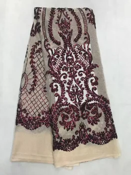 Z-han7112 best quality french net lace with sequins embroidered tulle lace fabric 10 colors!
Z-han7112 best quality french net lace with sequins embroidered tulle lace fabric 10 colors!