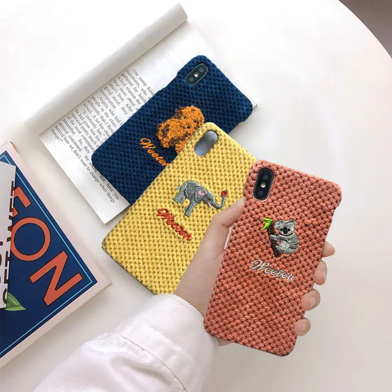 Soft Warm Fabric Phone Case for iphone 5 5s 6 6s 7 8 plus Case Cute Dog Flamingo Animal Cover For Iphone X XR XS MAX Cases Coque
Soft Warm Fabric Phone Case for iphone 5 5s 6 6s 7 8 plus Case Cute Dog Flamingo Animal Cover For Iphone X XR XS MAX Cases Coque