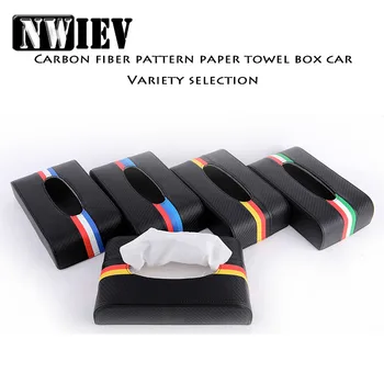 NWIEV Carbon fiber Auto Car Tissue Boxes Paper Towel For Toyota Coralla CHR Yaris Fiat 500 Punto Jeep Renegade Wrangler Cherokee
NWIEV Carbon fiber Auto Car Tissue Boxes Paper Towel For Toyota Coralla CHR Yaris Fiat 500 Punto Jeep Renegade Wrangler Cherokee