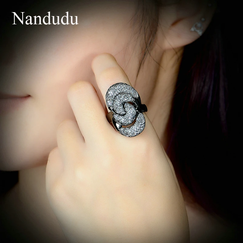Nandudu Black Color Austrian Crystal Wire Mesh Net Rings for Women Girl Christmas Gift Special Design Ring Accessories R1874
Nandudu Black Color Austrian Crystal Wire Mesh Net Rings for Women Girl Christmas Gift Special Design Ring Accessories R1874
