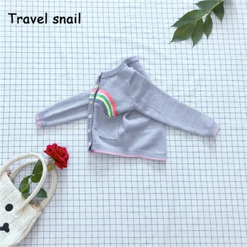 Travel Snail children sweater long sleeved jacket rainbow clouds kids baby boy winter jackets girls blouse 2017 autumn 3-7 Yrs
Travel Snail children sweater long sleeved jacket rainbow clouds kids baby boy winter jackets girls blouse 2017 autumn 3-7 Yrs