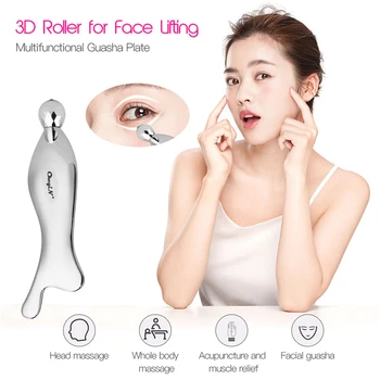 CkeyiN Titanium Alloy Board Scraping Massage 3D Roller Facial Lifting Firm Physical Therapy Muscle Relief Anti-Wrinkle
CkeyiN Titanium Alloy Board Scraping Massage 3D Roller Facial Lifting Firm Physical Therapy Muscle Relief Anti-Wrinkle