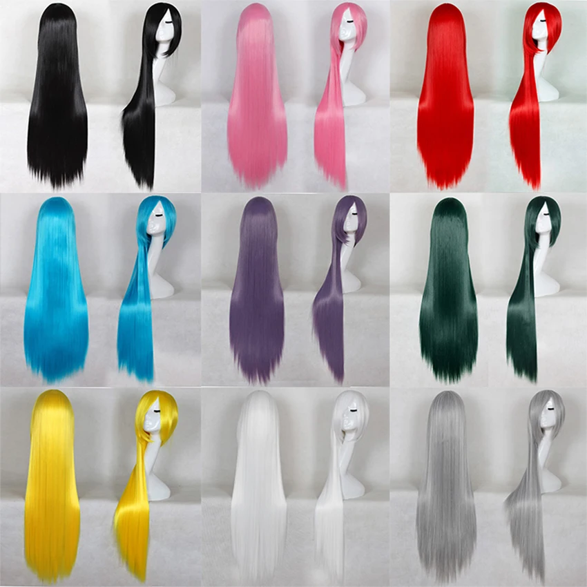 BCHR Anime Long Synthetic Hair Wig for Women Pink Black Blonde 10 Color Straight Cosplay Wigs for Party
BCHR Anime Long Synthetic Hair Wig for Women Pink Black Blonde 10 Color Straight Cosplay Wigs for Party