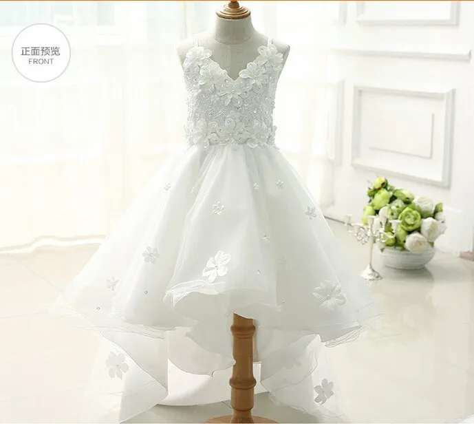 Gorgeous White appliques wedding Dress Long Trailing Flower Girl Dress Princess Baby Girls Birthday Dresses
Gorgeous White appliques wedding Dress Long Trailing Flower Girl Dress Princess Baby Girls Birthday Dresses