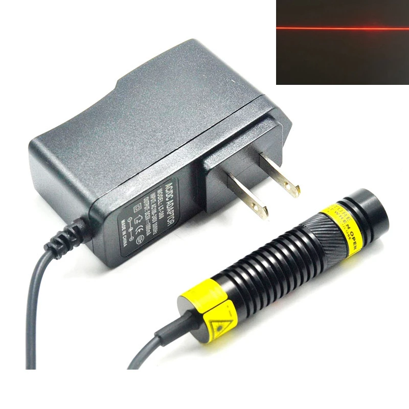 16mm Dia Focusable Dot/Line/Cross Red Laser Module 650nm 100mW Positioning Machine with US/EU/UK/AU 5V 1A Adapter
16mm Dia Focusable Dot/Line/Cross Red Laser Module 650nm 100mW Positioning Machine with US/EU/UK/AU 5V 1A Adapter