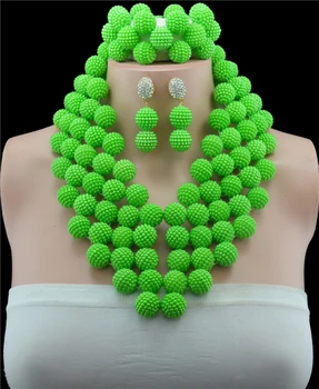 Green Imitation Pearl African Beads Jewelry Set Beads Necklace Set African Jewelry Sets
Green Imitation Pearl African Beads Jewelry Set Beads Necklace Set African Jewelry Sets