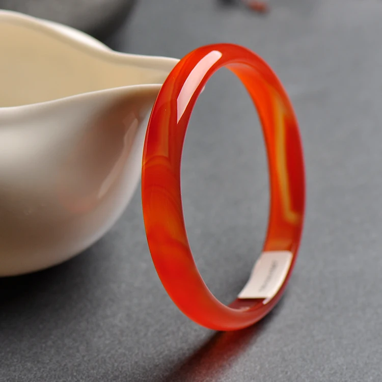 Natural Red Agate Bangle Red Chalcedony Bracelet Jade Bangles Decorative Pattern Bracelet Jade Jewelry
Natural Red Agate Bangle Red Chalcedony Bracelet Jade Bangles Decorative Pattern Bracelet Jade Jewelry
