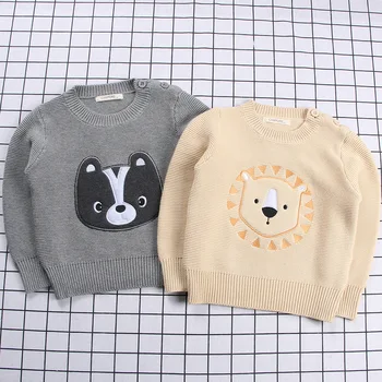 Boys Girls Sweater Baby Sweaters Kids Embroidery Cartoon Tops Cotton Sweater Ribbed Baby Clothes 1-6T baby sweater
Boys Girls Sweater Baby Sweaters Kids Embroidery Cartoon Tops Cotton Sweater Ribbed Baby Clothes 1-6T baby sweater
