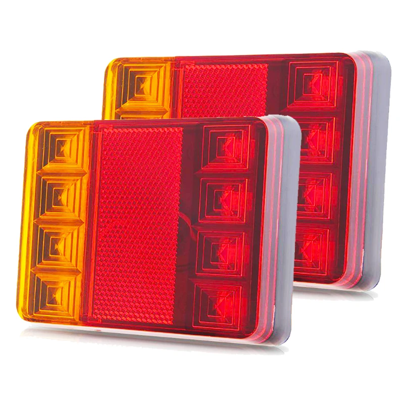 EAFC Waterproof 8 LED Car Tail Light Rear Lamps Pair Boat Trailer 12V Rear Parts for Trailer Truck Car Lighting Waterproof IP65
EAFC Waterproof 8 LED Car Tail Light Rear Lamps Pair Boat Trailer 12V Rear Parts for Trailer Truck Car Lighting Waterproof IP65