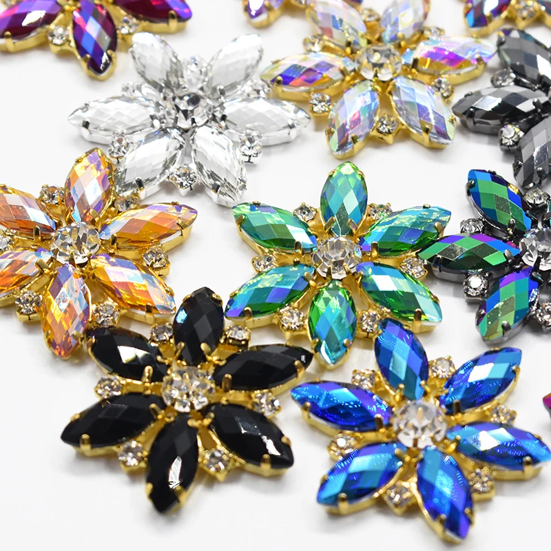 1Pc 36mm Large Sewing Flowers AB Rhinestones Flatback Claw Crystals Stones Sew On Resin Appliques For Shoes Dress Collar Suit
1Pc 36mm Large Sewing Flowers AB Rhinestones Flatback Claw Crystals Stones Sew On Resin Appliques For Shoes Dress Collar Suit