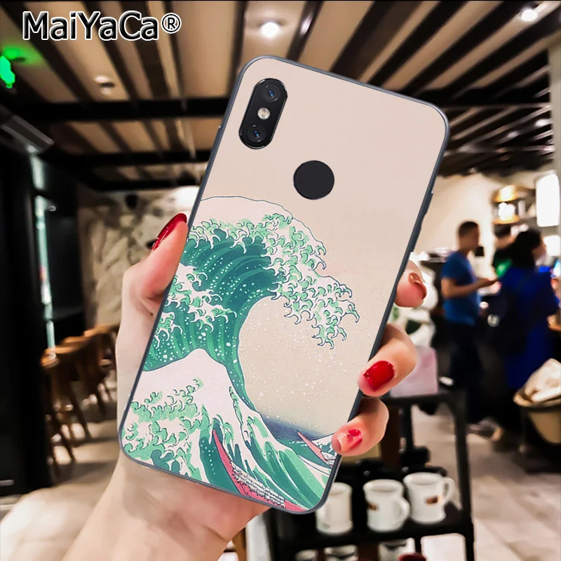 Van Gogh Art Spray Strry night Wave Art Japanese Crane