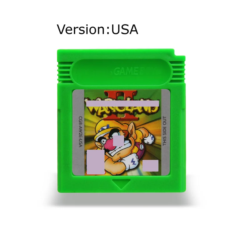 16 Bit Video Game Cartridge Console Card Wario Lan d Game Series English Language Edition
16 Bit Video Game Cartridge Console Card Wario Lan d Game Series English Language Edition
