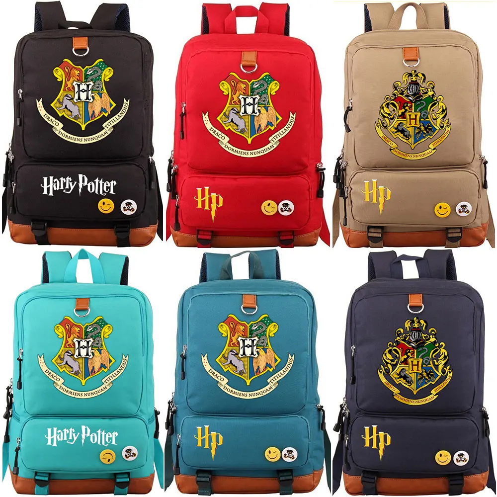 Magic Shool Slytherin Gryffindor Boy Girl School bag Women Bagpack Teenagers Schoolbags Canvas Men Student Backpack Packsack
Magic Shool Slytherin Gryffindor Boy Girl School bag Women Bagpack Teenagers Schoolbags Canvas Men Student Backpack Packsack