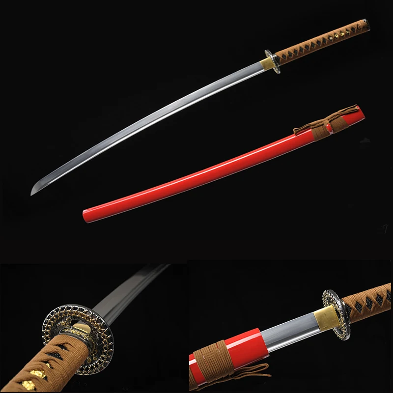handmade bushido katanas swords katanas samurai japanese swords Sharp katana Metal crafts alloy tsuba synthetic leather red
handmade bushido katanas swords katanas samurai japanese swords Sharp katana Metal crafts alloy tsuba synthetic leather red