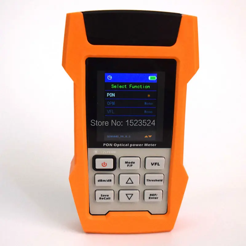 AOF-500 Color Display SC/APC Connector BPON/EPON/GPON ,OLT-ONU PON Optical Power Meter 1310/1490/1550nm
AOF-500 Color Display SC/APC Connector BPON/EPON/GPON ,OLT-ONU PON Optical Power Meter 1310/1490/1550nm