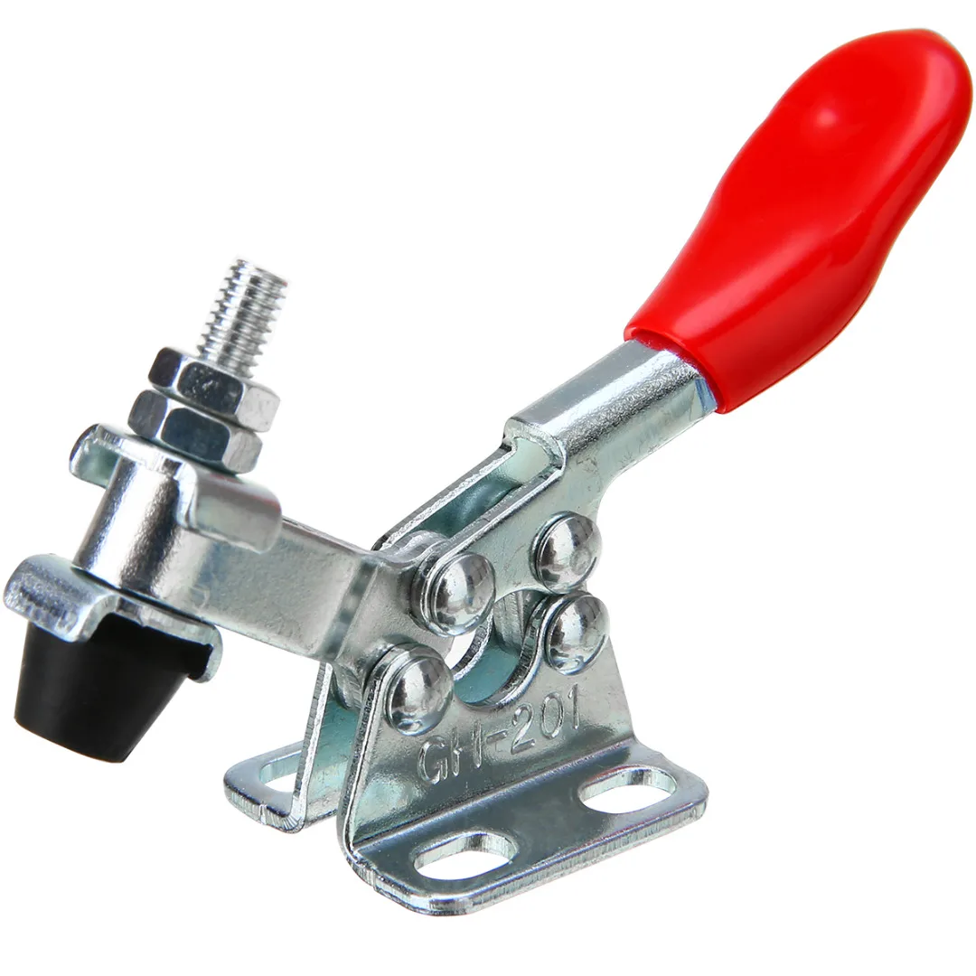 1Pc Vertical/Horizontal Quick Release Toggle Clamp 201 Toggle Clamp with Anti-Slip Holding Manual Quick Push Pull Hand Tools
1Pc Vertical/Horizontal Quick Release Toggle Clamp 201 Toggle Clamp with Anti-Slip Holding Manual Quick Push Pull Hand Tools