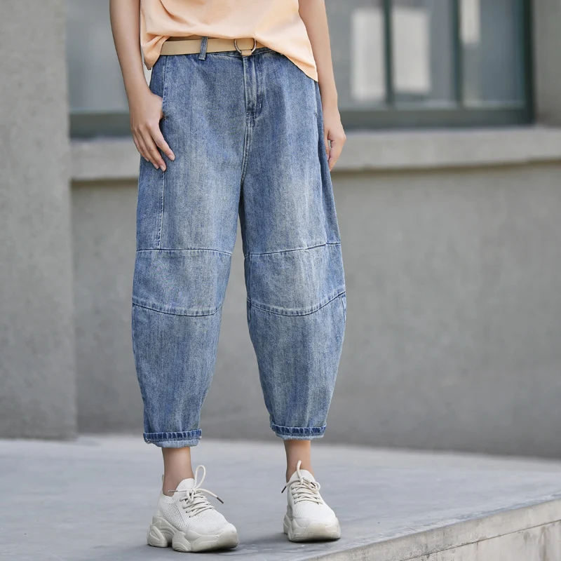 N8060 Literature and art do old splicing wide leg wide leg to close the foot casual jeans nine minutes of pants woman
N8060 Literature and art do old splicing wide leg wide leg to close the foot casual jeans nine minutes of pants woman