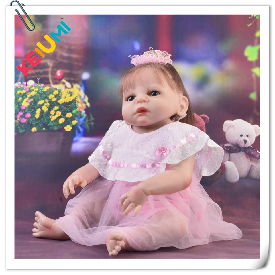 2018 New Design Full Silicone Body Dolls Reborn 57 cm For Girl Birthday Gift Realistic 23'' Newborn Reborn Babies Doll DIY Toys
2018 New Design Full Silicone Body Dolls Reborn 57 cm For Girl Birthday Gift Realistic 23'' Newborn Reborn Babies Doll DIY Toys