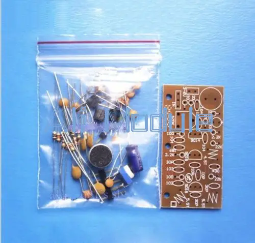 DC 1.5V-9V FM Wireless Microphone DIY Kit DIY Parts For Electronic Learning Kits 80MHz-108MHz Free Shipping
DC 1.5V-9V FM Wireless Microphone DIY Kit DIY Parts For Electronic Learning Kits 80MHz-108MHz Free Shipping