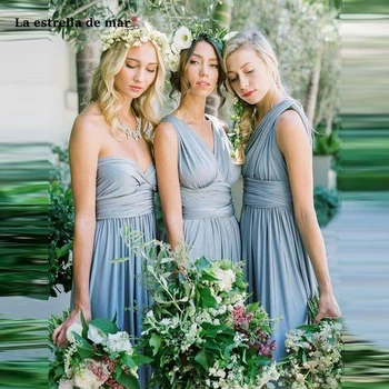 Robe demoiselle d'honneur pour femme hot silk fabric ALine lavender blue grey purple bridesmaid dress long vestido madrinha
Robe demoiselle d'honneur pour femme hot silk fabric ALine lavender blue grey purple bridesmaid dress long vestido madrinha