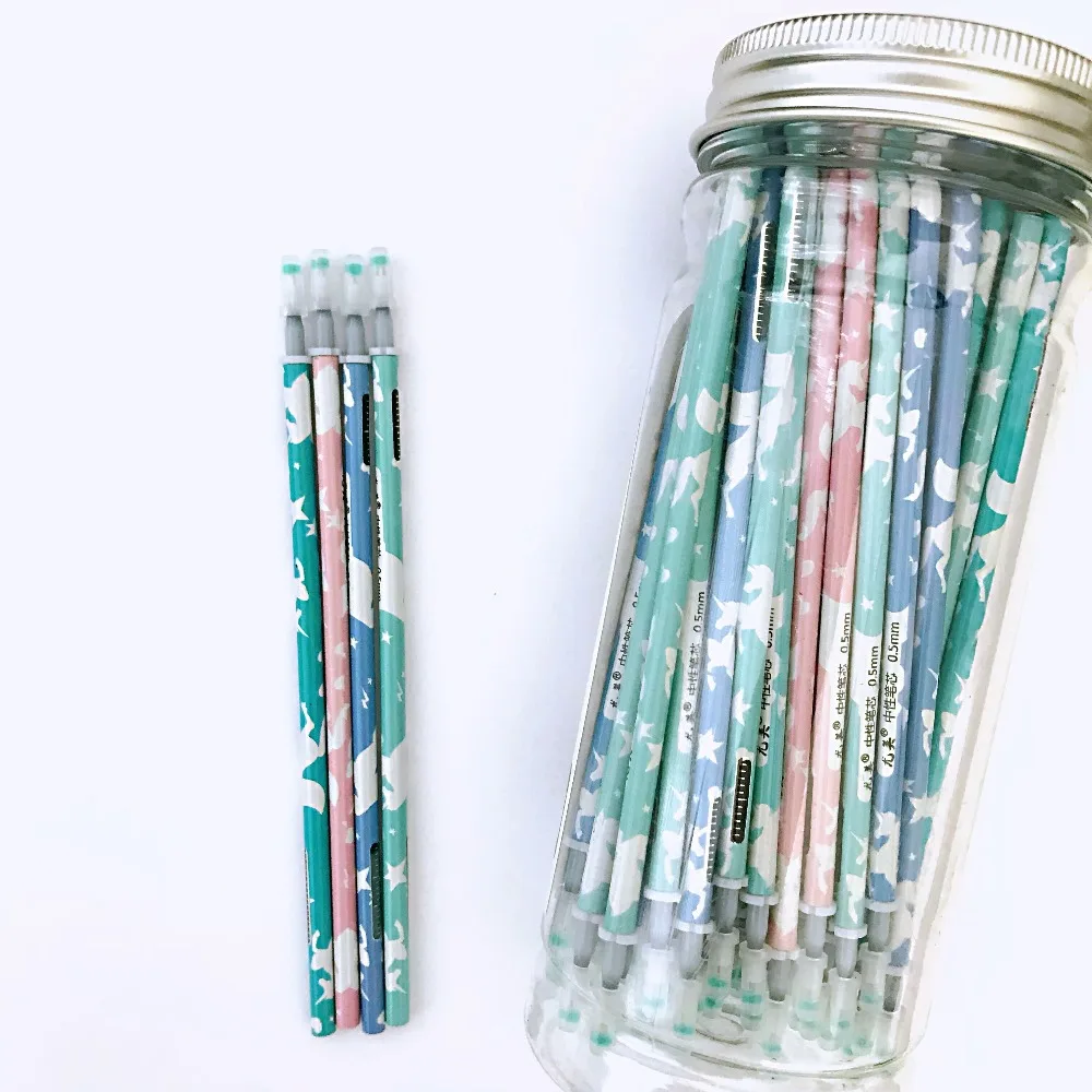160pcs/lot Fresh Unicorn Star Needle Tip Gel Pen Refill Replacement for Writing Drawing Remark Marker 0.5mm Stationery
160pcs/lot Fresh Unicorn Star Needle Tip Gel Pen Refill Replacement for Writing Drawing Remark Marker 0.5mm Stationery