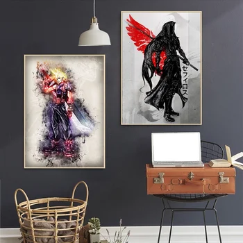 Final Fantasy Classic Characters Art Canvas Poster Movie poster Wall Pictures for Living Room No Frame
Final Fantasy Classic Characters Art Canvas Poster Movie poster Wall Pictures for Living Room No Frame