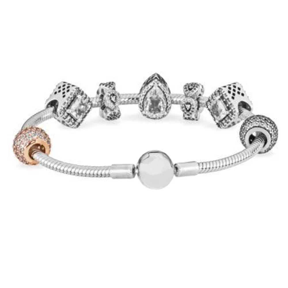NEW 2017 The new 100% 925 Sterling Silver Bangles & original Bracelet For Women With Charm Beads Luxury Original Jewelry Gift
NEW 2017 The new 100% 925 Sterling Silver Bangles & original Bracelet For Women With Charm Beads Luxury Original Jewelry Gift