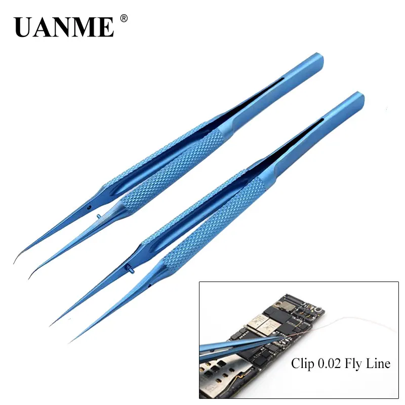 14g Precision Industrial Titanium Alloy Tweezers for BGA Work Repair Tool Light Material
14g Precision Industrial Titanium Alloy Tweezers for BGA Work Repair Tool Light Material