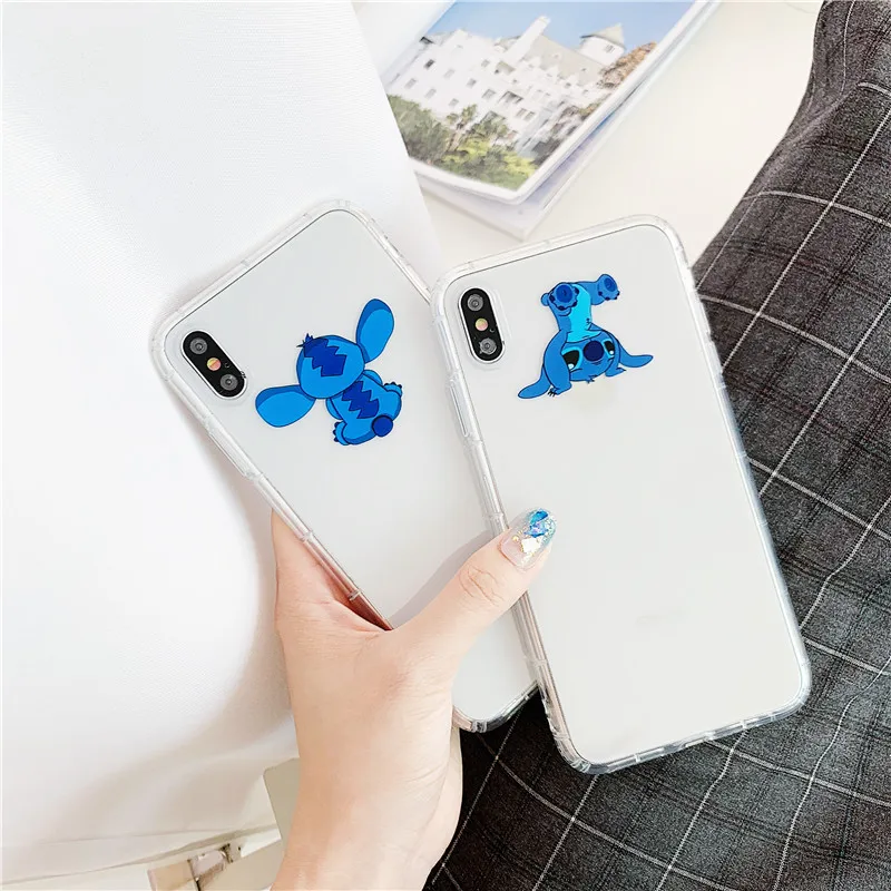 Lovely Stich Soft TPU For Iphone 7 Case Cartoon Coque For iPhone 8 6 6S 7 Plus 8 Plus X XR XS MAX Transparent Stitch Cases
Lovely Stich Soft TPU For Iphone 7 Case Cartoon Coque For iPhone 8 6 6S 7 Plus 8 Plus X XR XS MAX Transparent Stitch Cases