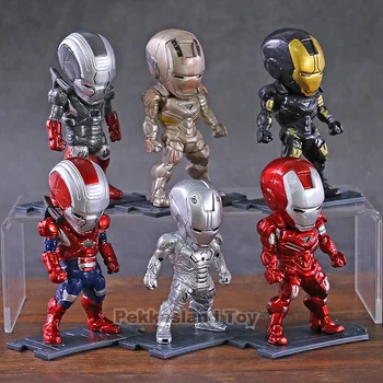 Iron Man Mark MK 2 20 21 22 33 Q Version PVC Action Figures Collectible Model Toys Decorations 6pcs/set
Iron Man Mark MK 2 20 21 22 33 Q Version PVC Action Figures Collectible Model Toys Decorations 6pcs/set