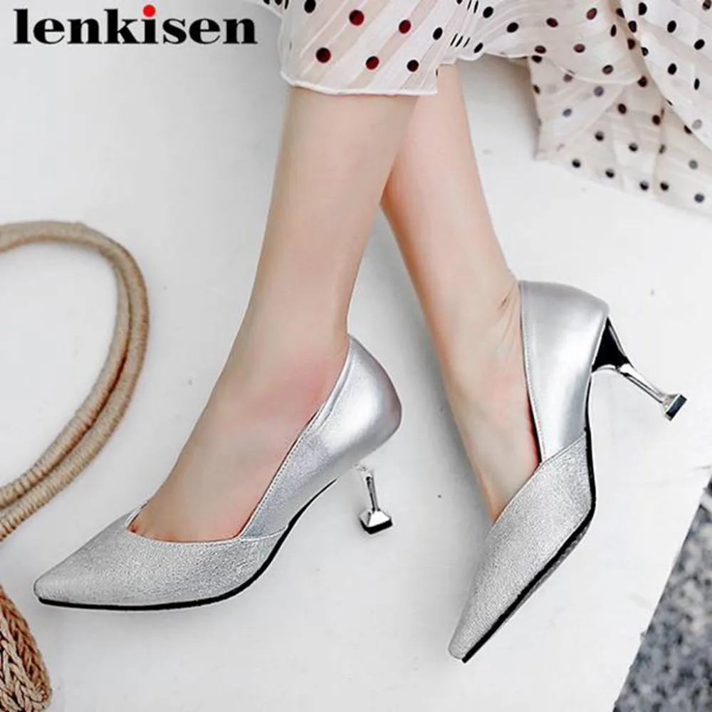 Lenkisen elegant lady high heels plus size oxford pointed toe dress fashion runway women pumps slip on PU model style shoes L14
Lenkisen elegant lady high heels plus size oxford pointed toe dress fashion runway women pumps slip on PU model style shoes L14