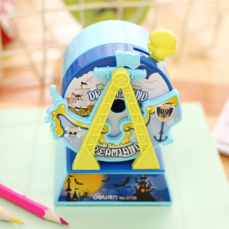 Deli Cute Pencil Sharpener Lovely Cartoon Design Pencil Sharpener for School Boy/Girl Multifunctional Roller-blades Student Gift
Deli Cute Pencil Sharpener Lovely Cartoon Design Pencil Sharpener for School Boy/Girl Multifunctional Roller-blades Student Gift