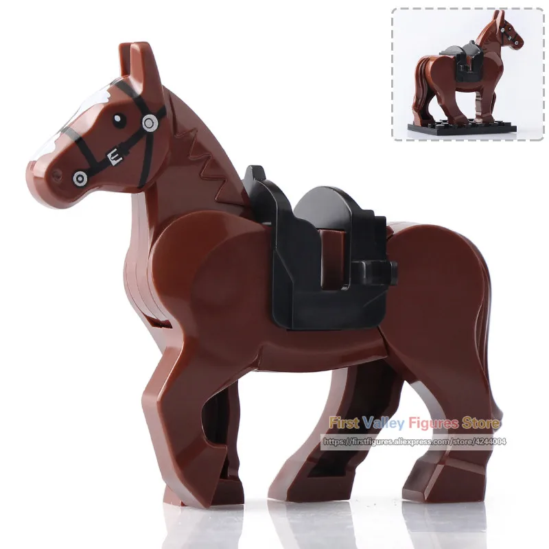 Single Sale Hobbit Rome Knights Knight Wars Brown Horse Crown Action Building Block Collection Toys For Children XH685
Single Sale Hobbit Rome Knights Knight Wars Brown Horse Crown Action Building Block Collection Toys For Children XH685