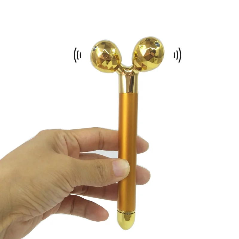 24K Gold Energy Vibrating Bar Anti Wrinkle Fat Wrinkle Cellulite Reudction Skin Tightening Face Lift Firm Slim Roller Massager
24K Gold Energy Vibrating Bar Anti Wrinkle Fat Wrinkle Cellulite Reudction Skin Tightening Face Lift Firm Slim Roller Massager