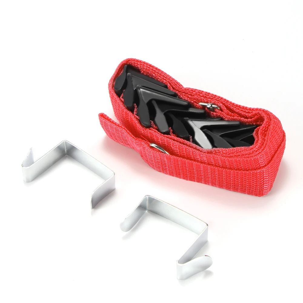 Adjustable Hanging Rack Strap Storage Cap Bag Clothes with Hooks Door Back Installation Storage Organizer 
Adjustable Hanging Rack Strap Storage Cap Bag Clothes with Hooks Door Back Installation Storage Organizer