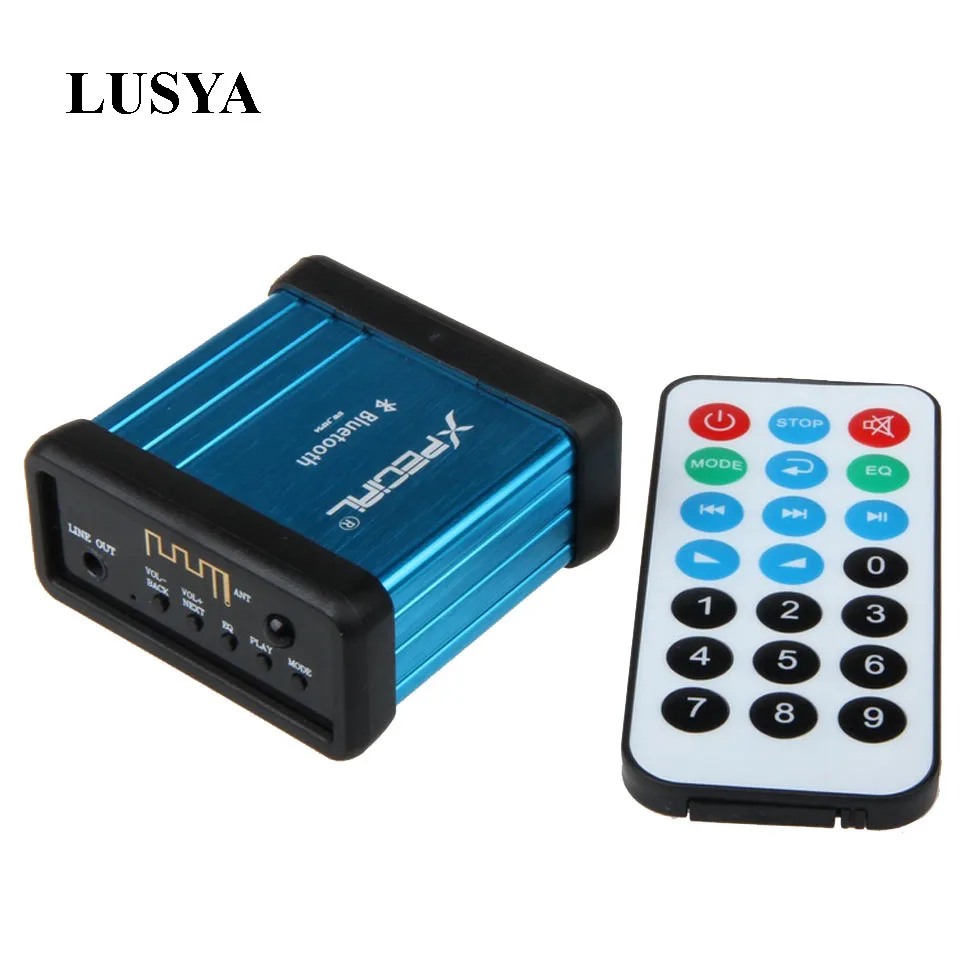 Lusya Wireless Bluetooth Receiver Adapter Aux Audio TF Card USB MP3 FLAC Decoding player DC 5V
Lusya Wireless Bluetooth Receiver Adapter Aux Audio TF Card USB MP3 FLAC Decoding player DC 5V