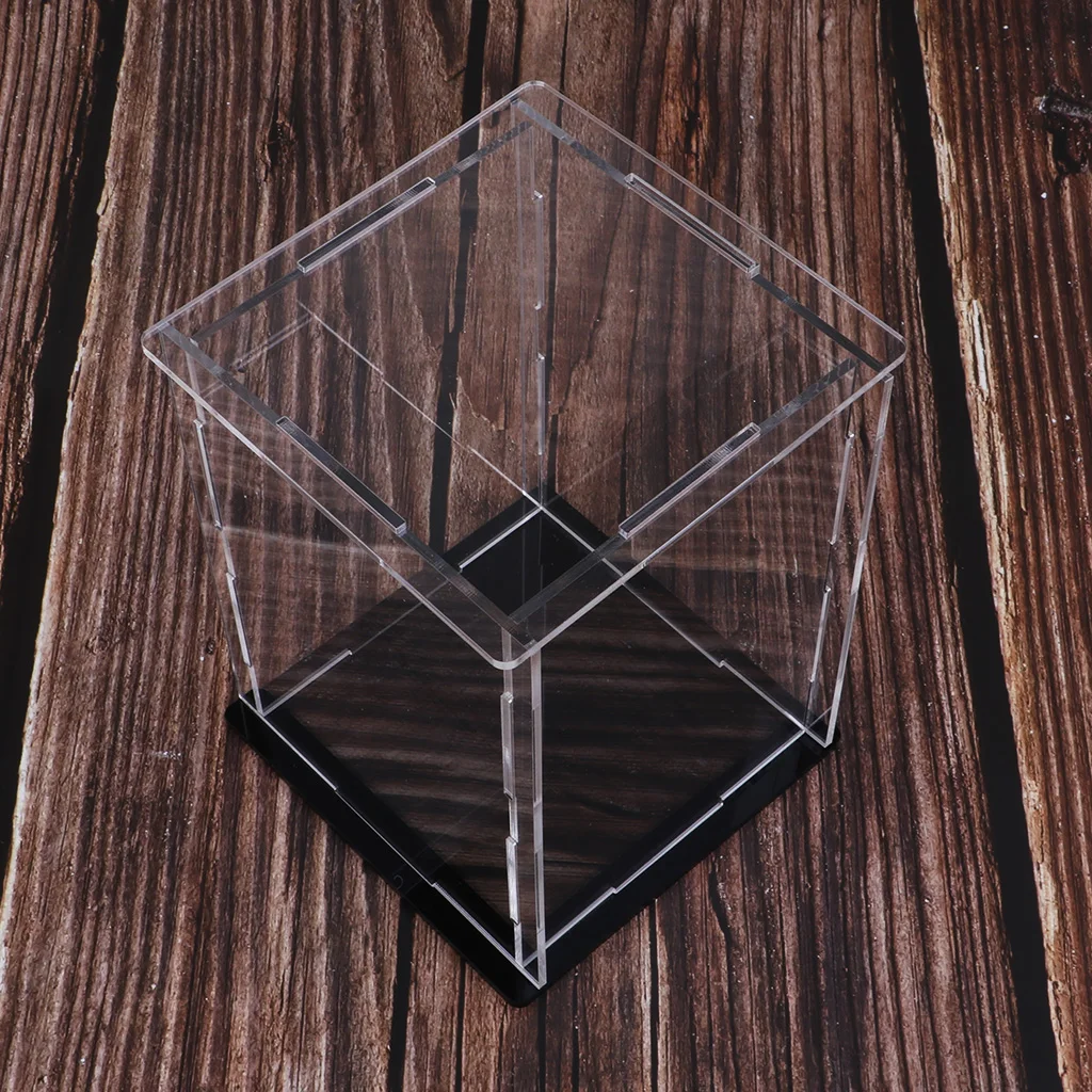 Modern Acrylic Toy Display Show Case Dustproof Box Ornament Protection Tool 158x108x100mm
