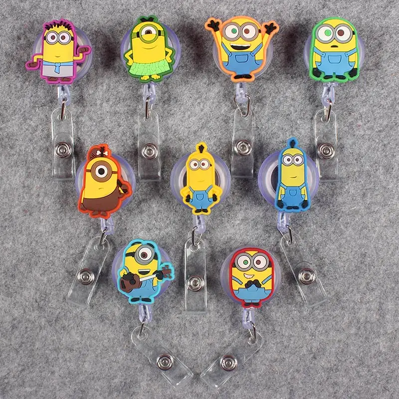 Little Yellow Man Boy Girl Clown Retractable Crocodile Cartoon Badge Card Holder Reel Nurse Exhibition Enfermera Name Card Chest
Little Yellow Man Boy Girl Clown Retractable Crocodile Cartoon Badge Card Holder Reel Nurse Exhibition Enfermera Name Card Chest
