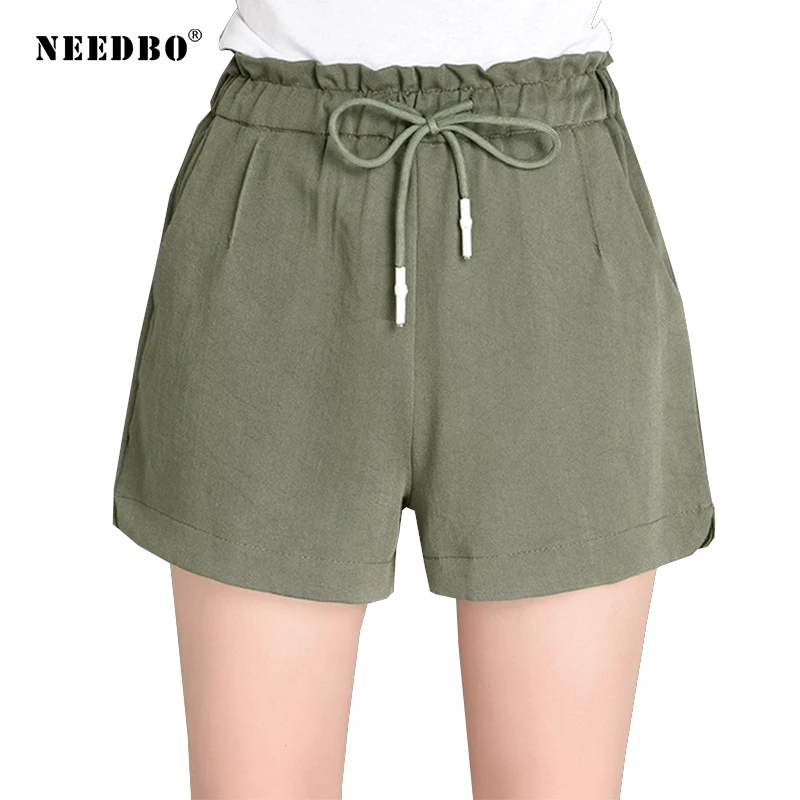 NEEDBO Shorts Women Casual High Waist Shorts Plus Size Beach New Style Fashion Short Pants Ladies Summer Short For Women 2019
NEEDBO Shorts Women Casual High Waist Shorts Plus Size Beach New Style Fashion Short Pants Ladies Summer Short For Women 2019