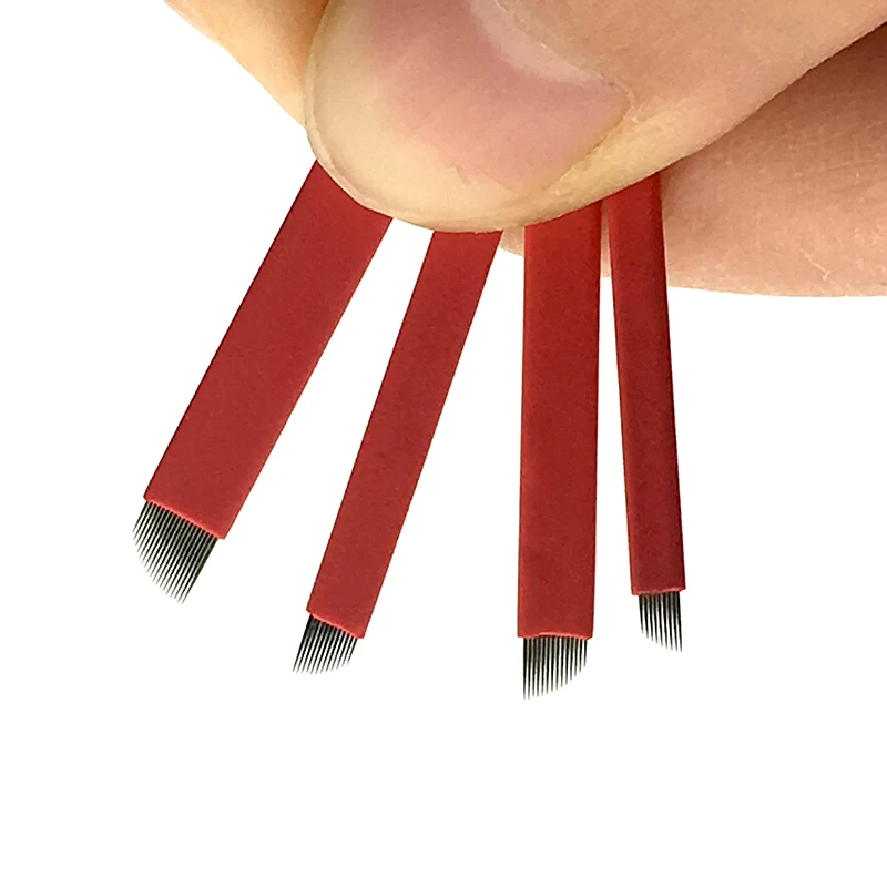 500 Pcs 0.18mm Red flex 19 Pins Tattoo Microblading Blades Eeyebrow Needles Tebori Blades For Permannet Manual Tattoo Pen
500 Pcs 0.18mm Red flex 19 Pins Tattoo Microblading Blades Eeyebrow Needles Tebori Blades For Permannet Manual Tattoo Pen