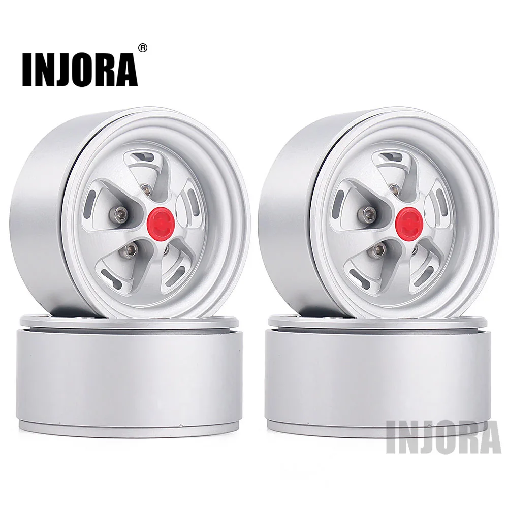 INJORA 4PCS Metal Classic 1.9 Beadlock Wheel Rim for 1/10 RC Crawler Axial SCX10 90046 Traxxas TRX-4 RC4WD D90 HPI MST Crawler
INJORA 4PCS Metal Classic 1.9 Beadlock Wheel Rim for 1/10 RC Crawler Axial SCX10 90046 Traxxas TRX-4 RC4WD D90 HPI MST Crawler