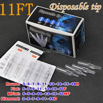 100pcs/Lot Tattoo Disposable 11FT Tattoo Tips 11 Flat Size Clear Plastic Sterile Assorted Tattoo Tips Tubes Free Shipping
100pcs/Lot Tattoo Disposable 11FT Tattoo Tips 11 Flat Size Clear Plastic Sterile Assorted Tattoo Tips Tubes Free Shipping