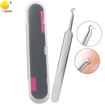Stainless Steel Blackhead Remover Acne Needle Tweezers Blackhead Extractor for Pimple Blemish Comedone Acne Spots Remover
Stainless Steel Blackhead Remover Acne Needle Tweezers Blackhead Extractor for Pimple Blemish Comedone Acne Spots Remover