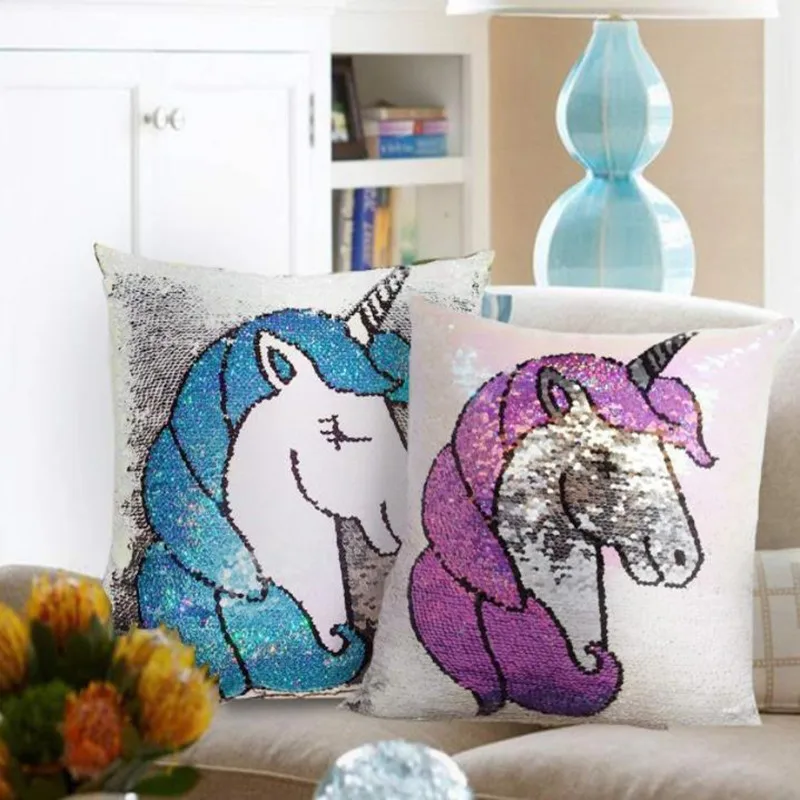 Unicorn Magic Reversible Sequins Pillow Case, Sequin Throw Pillow Covers Decorative Cushion Cover Pillowcase for Couch Sofa Bed
Unicorn Magic Reversible Sequins Pillow Case, Sequin Throw Pillow Covers Decorative Cushion Cover Pillowcase for Couch Sofa Bed