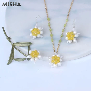 MISHA Romantic Gift Jewelry Sets Necklace Earrings For Women Ladies Necklace Pearl Brooch Jewelry Sets 2173
MISHA Romantic Gift Jewelry Sets Necklace Earrings For Women Ladies Necklace Pearl Brooch Jewelry Sets 2173