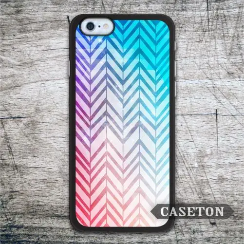 Abstract Blue and Red Chevron font b Case b font For font b iPhone b font