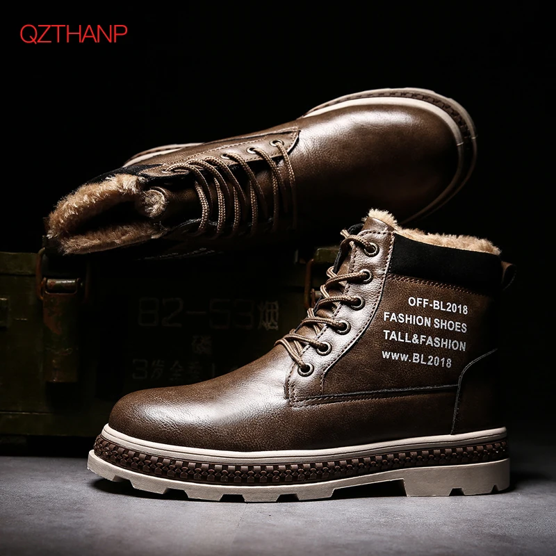 Men PU Leather Boots Winter Outdoor Casual Breathable Keep Warm Male Ankle Snow Men Botas Erkek Ayakkabi Zapatos Hombre Piel
Men PU Leather Boots Winter Outdoor Casual Breathable Keep Warm Male Ankle Snow Men Botas Erkek Ayakkabi Zapatos Hombre Piel